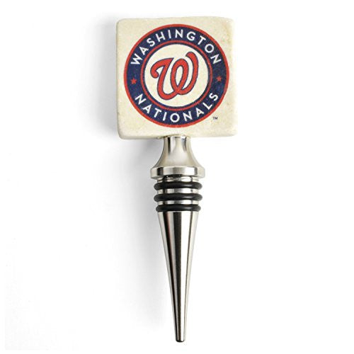 Washington Nationals Tumbled Marble Bottle Stopper by Studio Vertu - The Barrington Garage