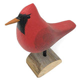 The Painted Bird by Richard Morgan Cardinal Carved Wood Figurine