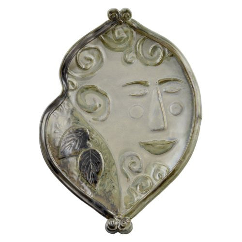 Terry Acker Pottery Large Footed Face Platter - The Barrington Garage
