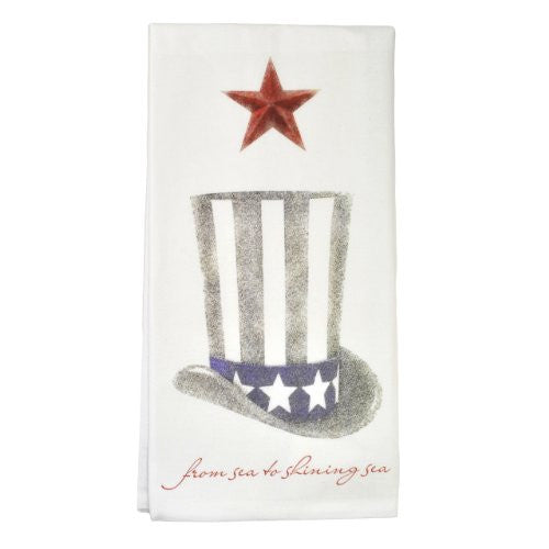 Montgomery Street Uncle Sam Hat Cotton Flour Sack Dish Towel - The Barrington Garage