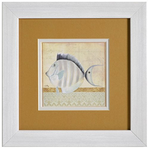 Propac Images Vintage Fish III Framed Print, 12 x 12 - The Barrington Garage