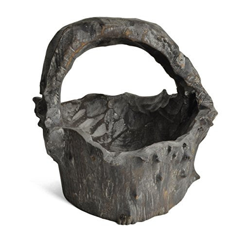 Napa Home & Garden Driftwood Basket with Handle - The Barrington Garage
