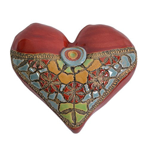 Laurie Pollpeter Eskenazi Little Fatty Heart, Red/Multi - The Barrington Garage