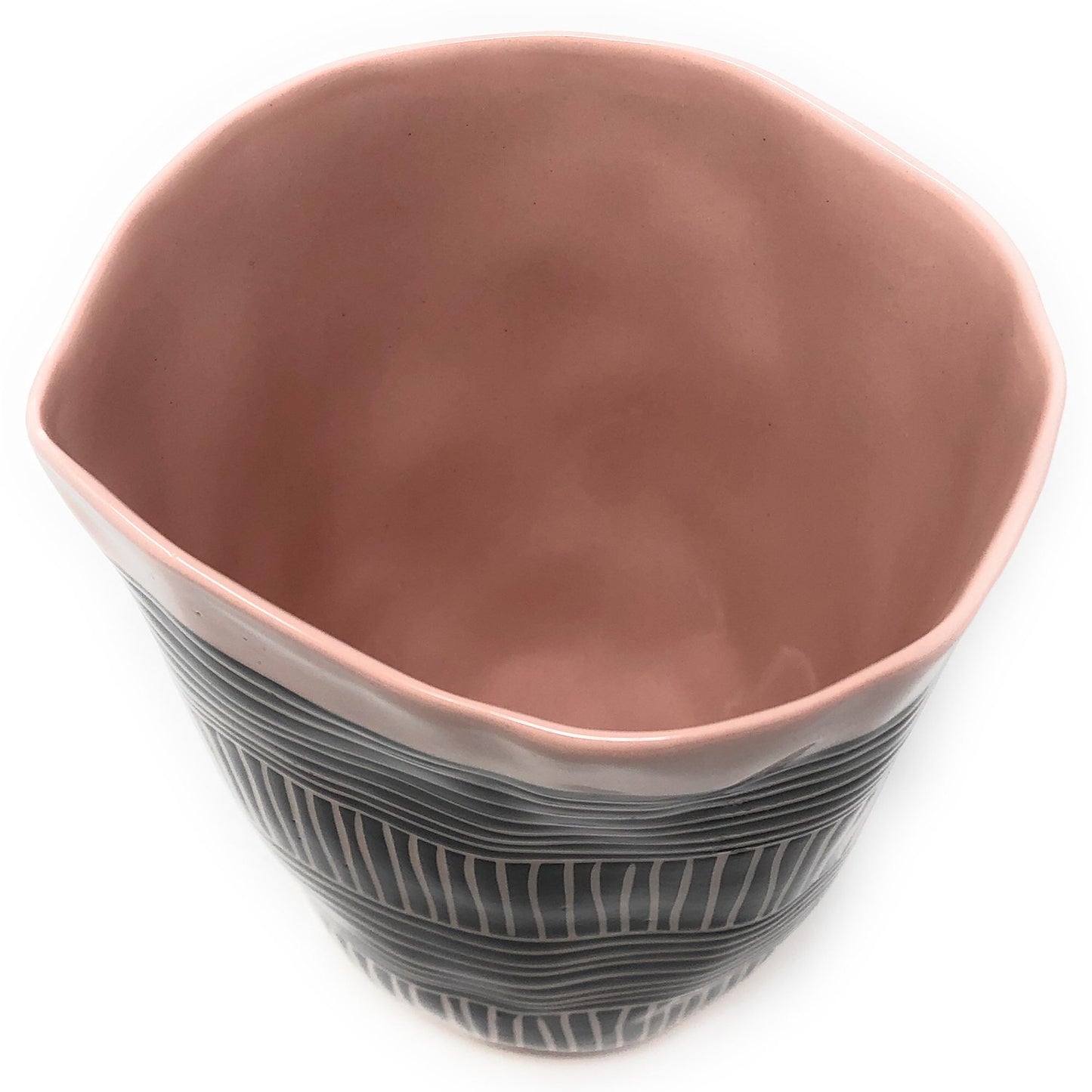 Accent Decor 6-inch Hidden Gem Stoneware Vase