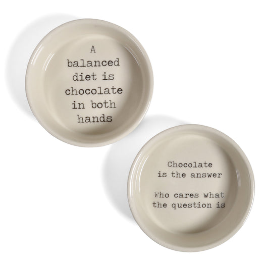 Bloomingville Josephine 4-inch Ceramic Bowls, Set of 2