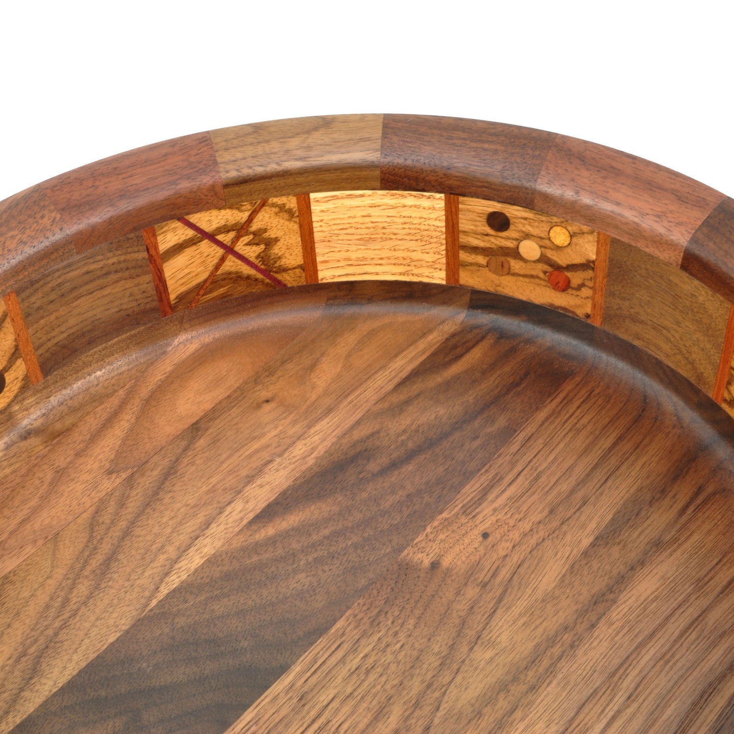 Allen Davis 14-inch Low Profile Turned Wood Bowl #0215 - The Barrington Garage