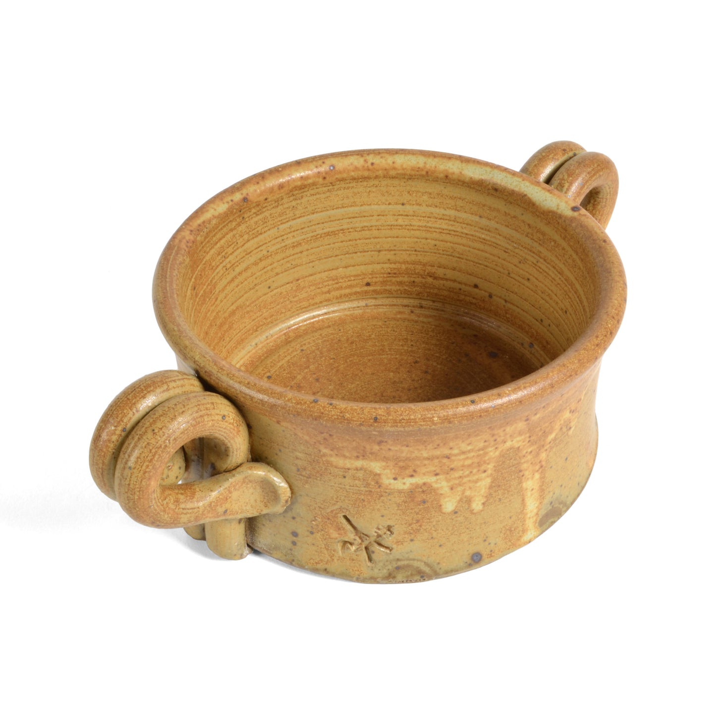 American Handmade Soup Bowl Crock with Handles