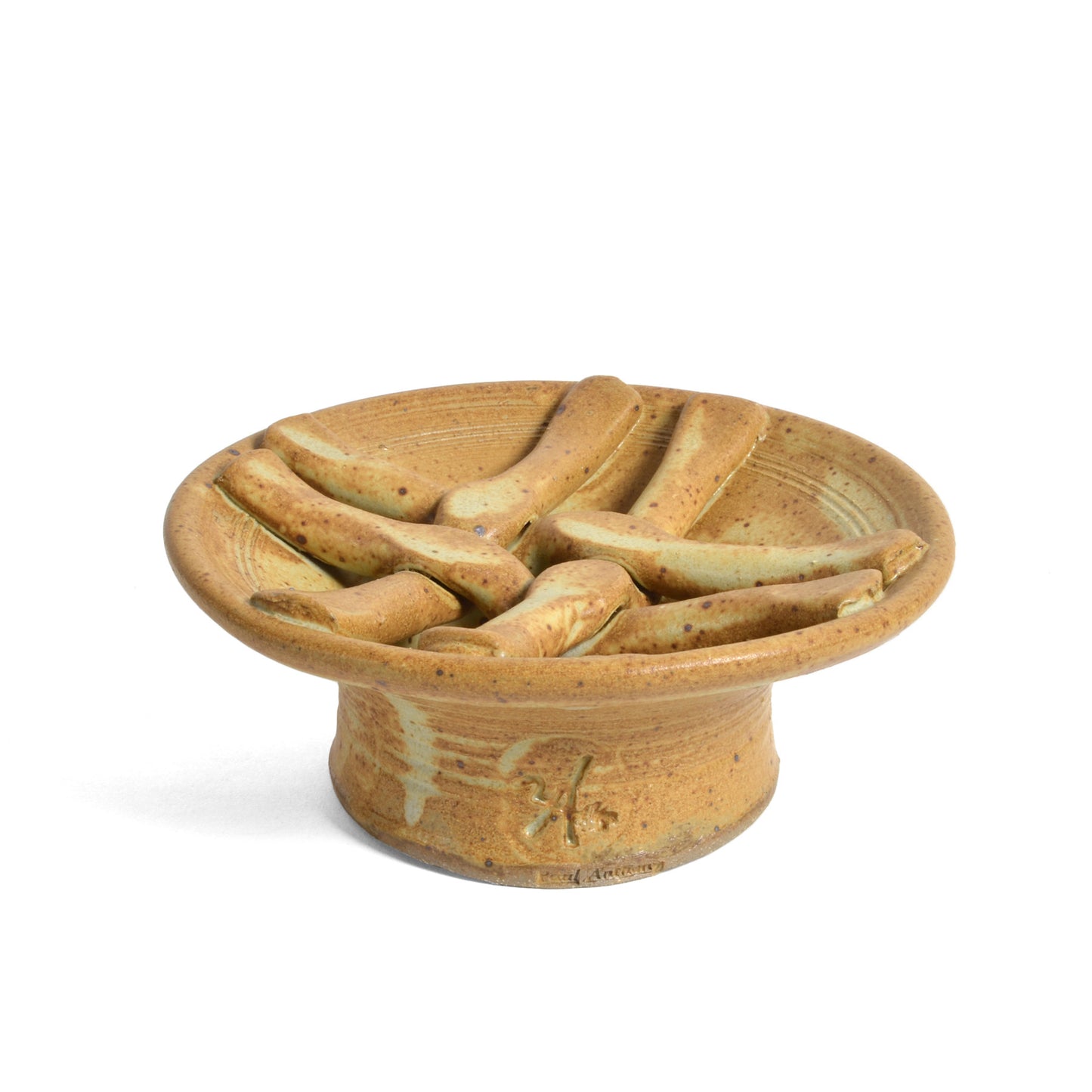 Anthony Stoneware Hashtag Soap Dish, Handmade American Pottery