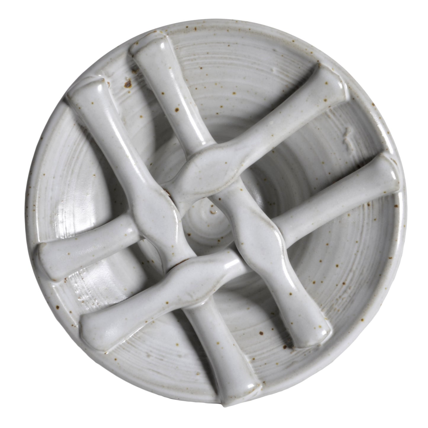 Anthony Stoneware Hashtag Soap Dish, Handmade American Pottery