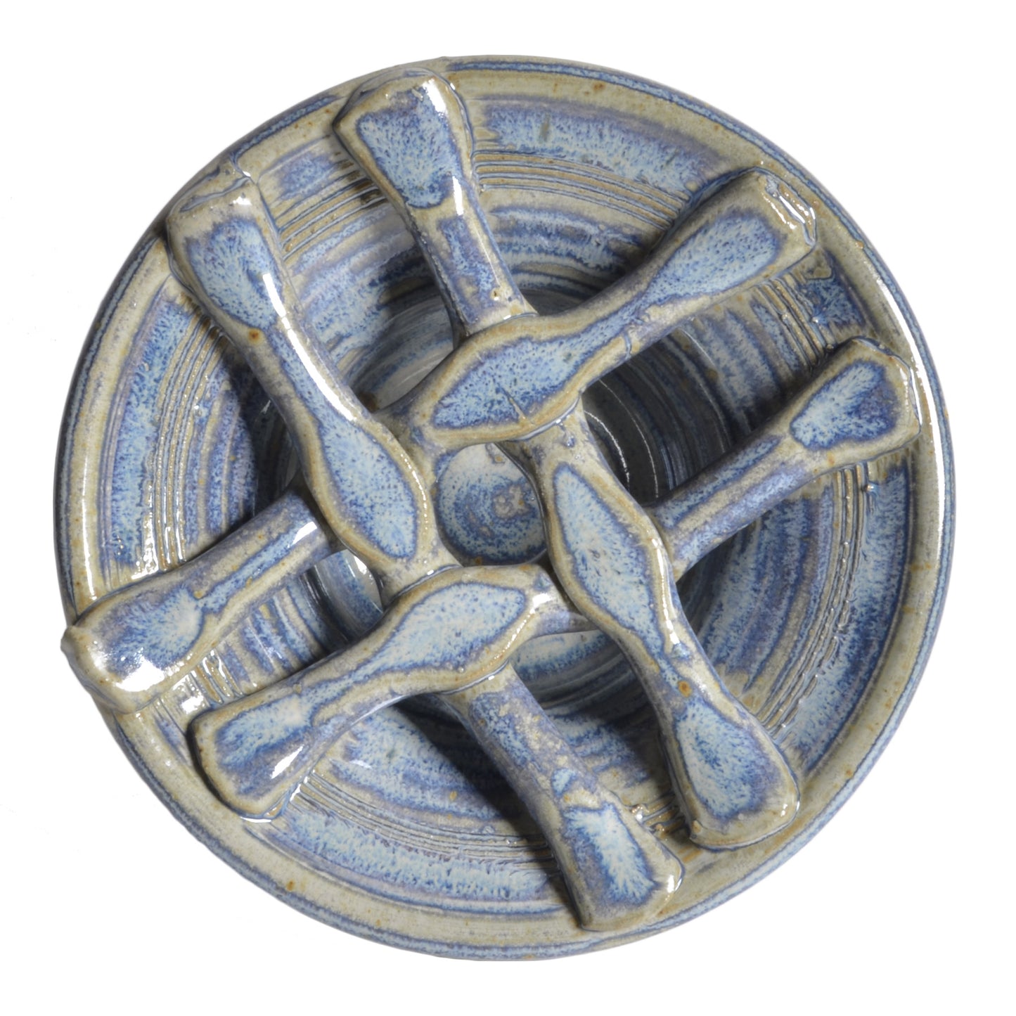 Anthony Stoneware Hashtag Soap Dish, Handmade American Pottery