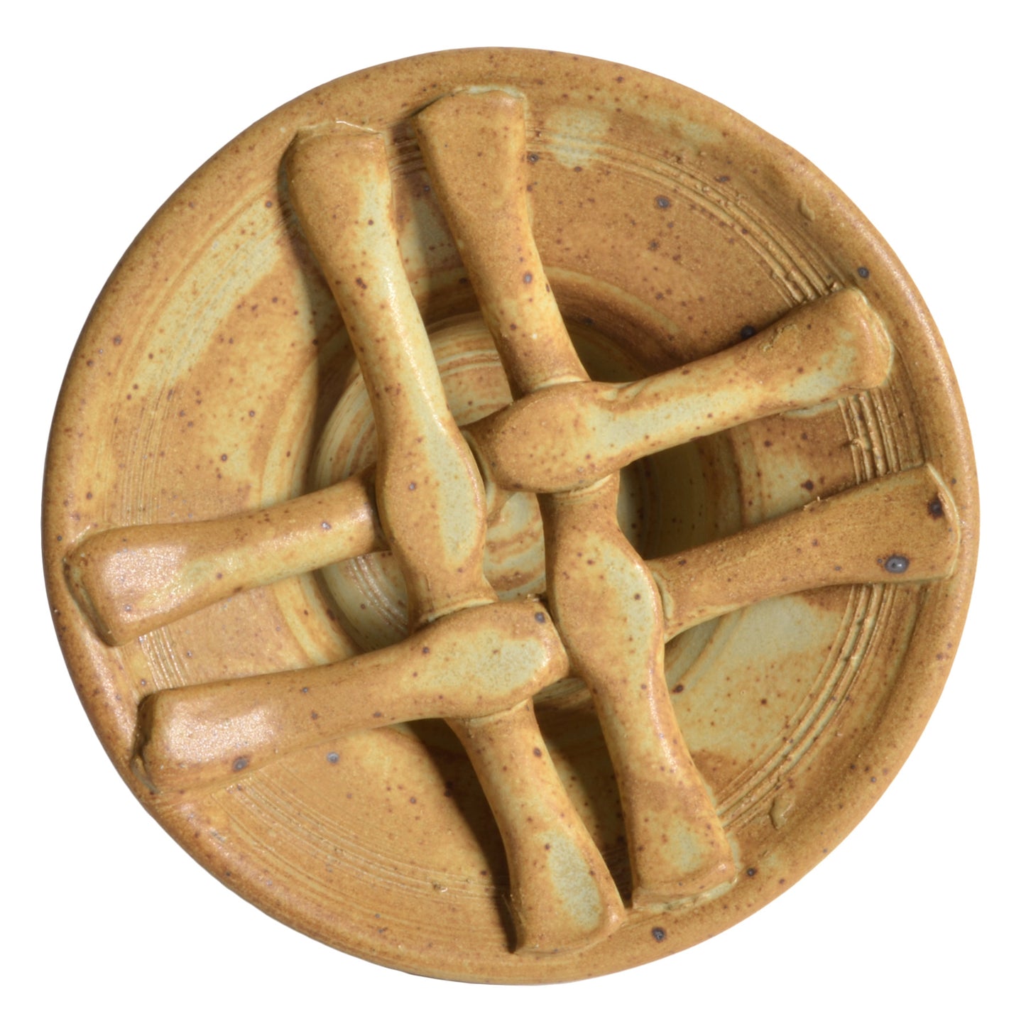 Anthony Stoneware Hashtag Soap Dish, Handmade American Pottery