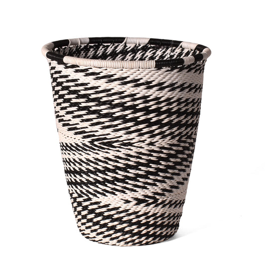 Fair Trade Zulu Telephone Wire 4-1/2 Cup, Intricate Pattern, African Eclipse
