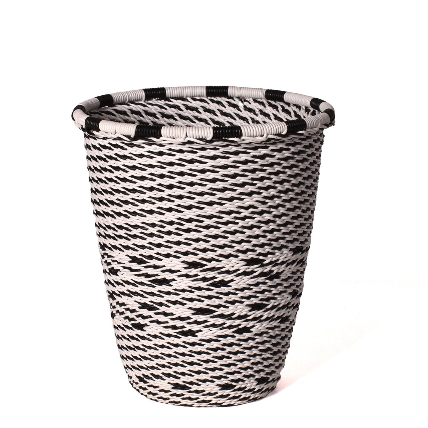 Fair Trade Zulu Telephone Wire 4-1/2 Cup, Intricate Pattern, African Eclipse
