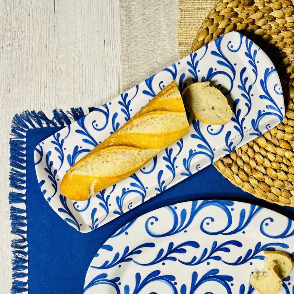 Bamboo Table Indigo Song 15 x 6-inch Loaf Tray