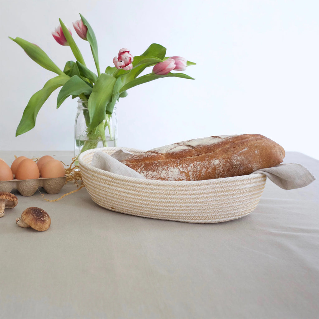 Bread Basket with Towel - Miller St. Boutique