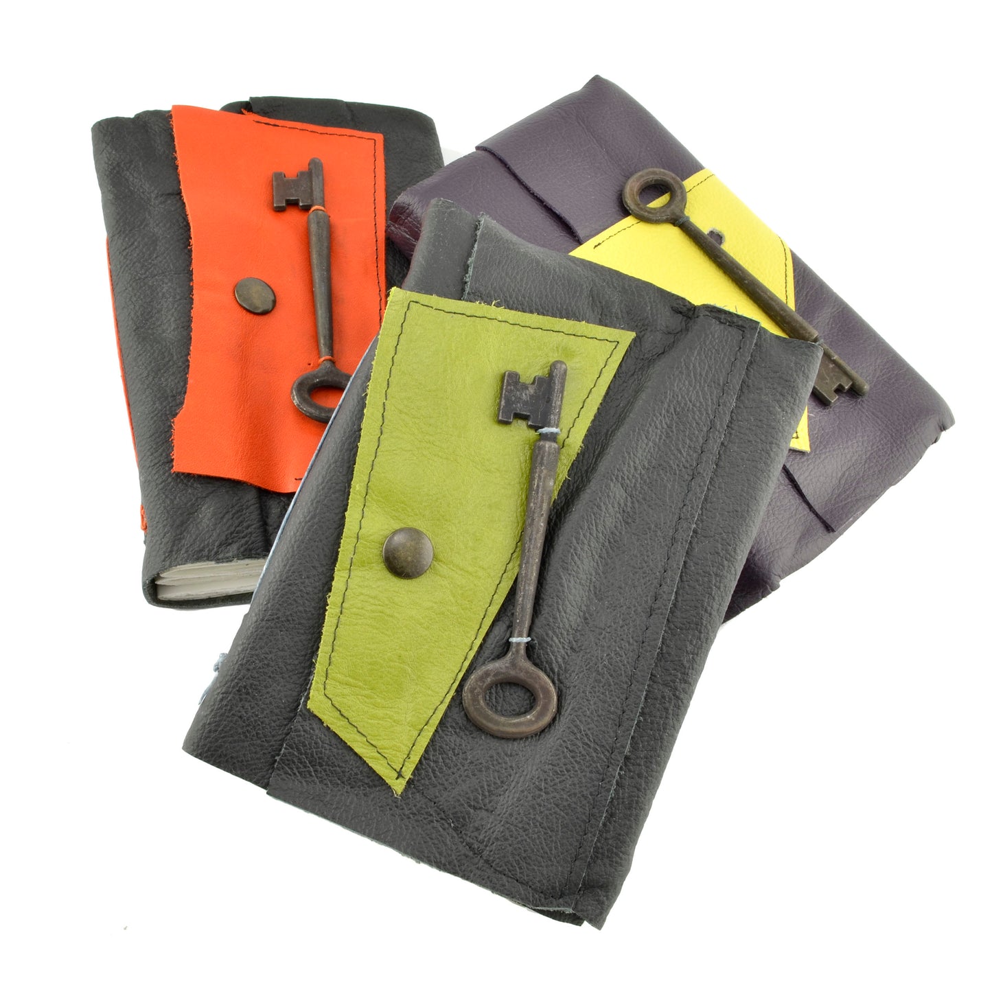 Conduit Press Handbound Reclaimed Leather Journal, Each One Unique