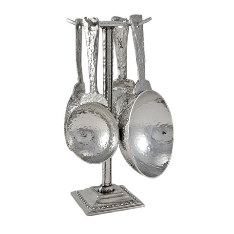 Crosby and Taylor Roman Pewter Measuring Cups with Display Post - The Barrington Garage