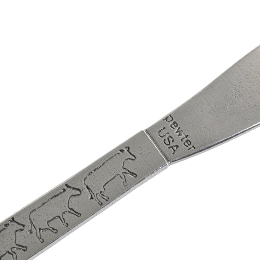 Crosby and Taylor Cow Pewter Butter Spreader - The Barrington Garage