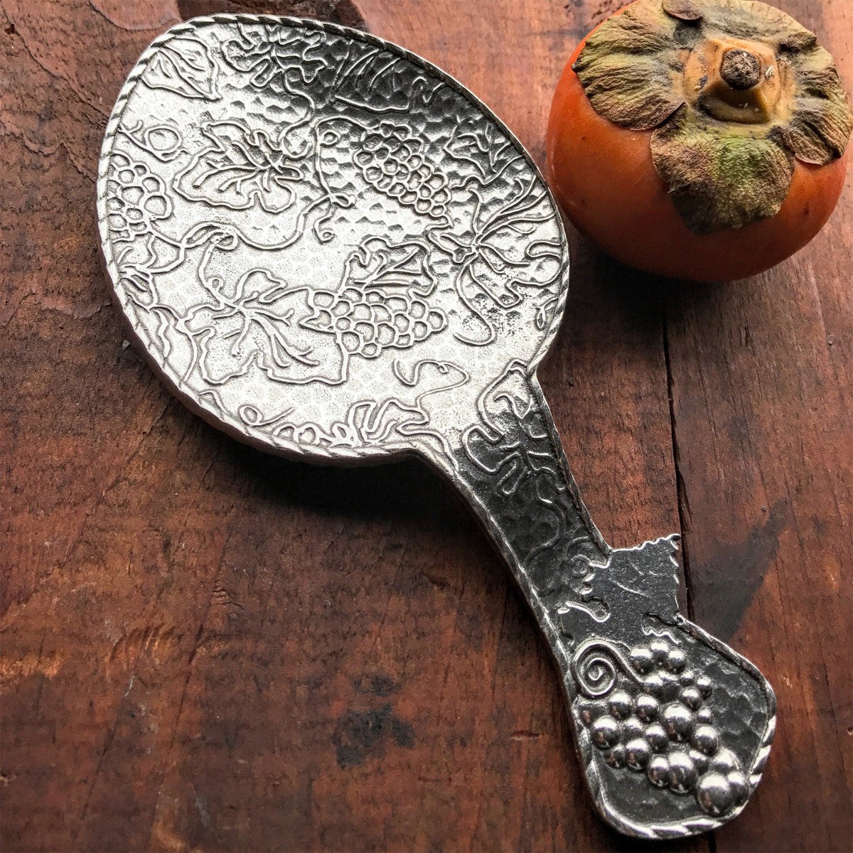 Crosby & Taylor Vineyard American Handmade Pewter Spoon Rest