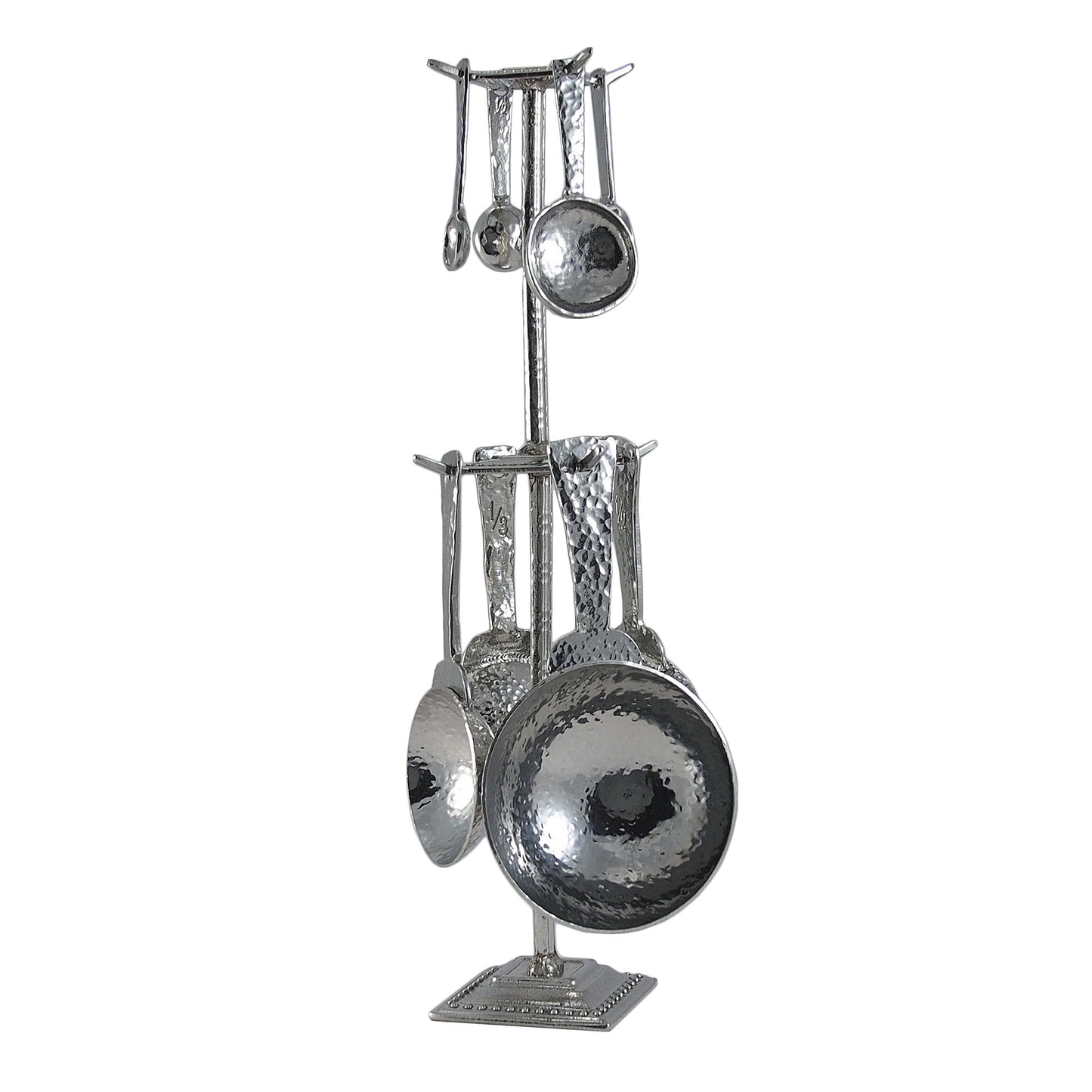 Crosby and Taylor Roman Pewter Measuring Cups and Spoons Super Post Set - The Barrington Garage