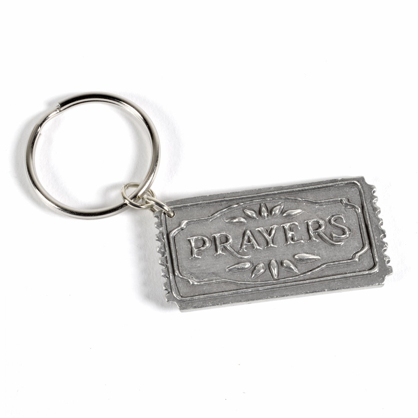 Cynthia Webb Designs Prayers Pewter Key Ring - The Barrington Garage