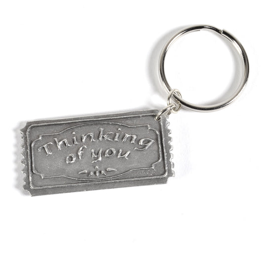 Cynthia Webb Designs Prayers Pewter Key Ring - The Barrington Garage
