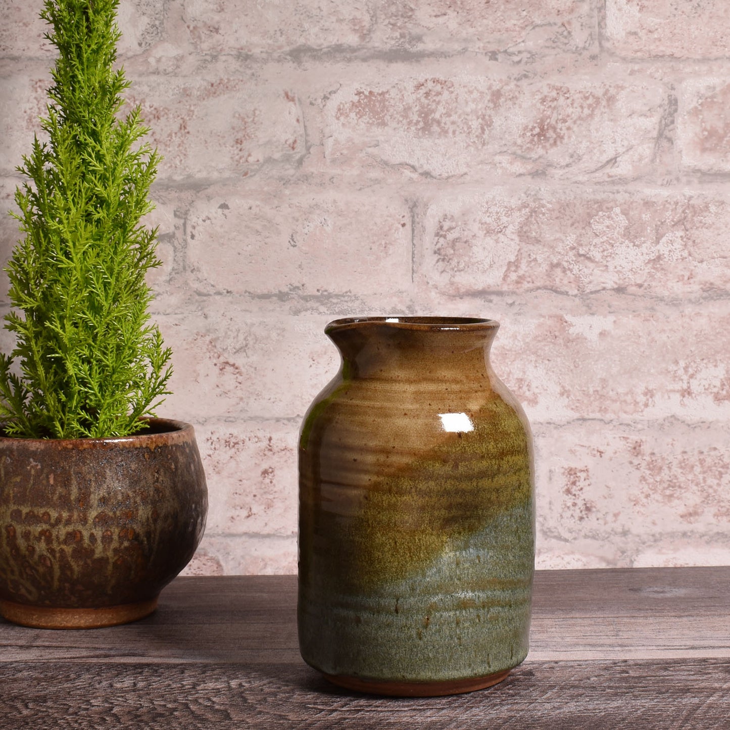 Clay Path Studio Handmade American Pottery Creamer, Artichoke
