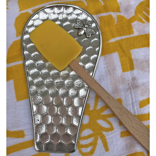Crosby & Taylor Honeybee Pewter Spoon Rest