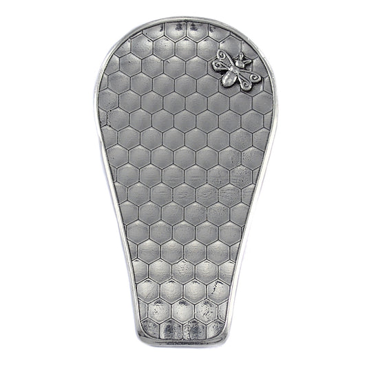 Crosby & Taylor Honeybee Pewter Spoon Rest