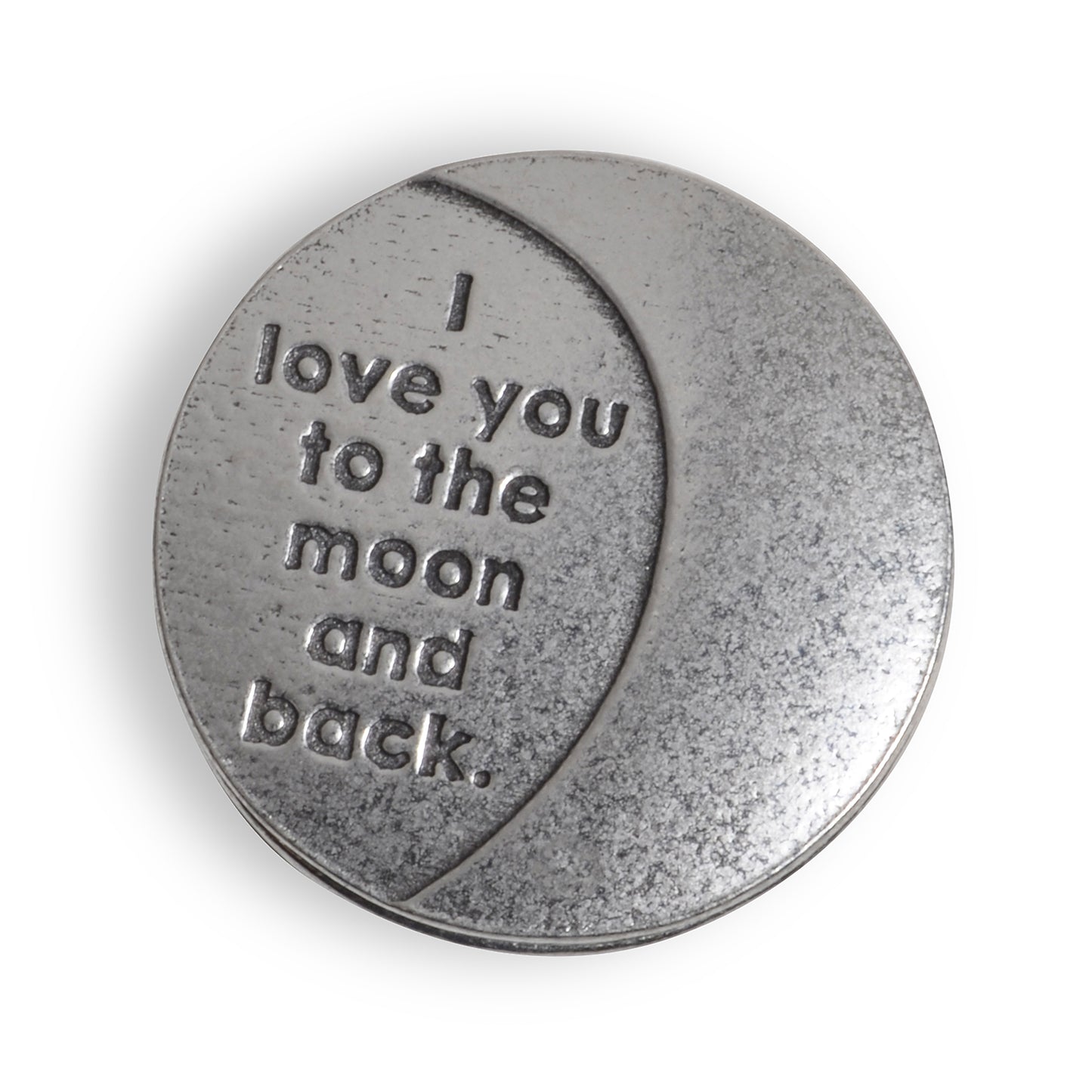 Crosby & Taylor I Love You to the Moon and Back Tiny Pewter Sentiment Box