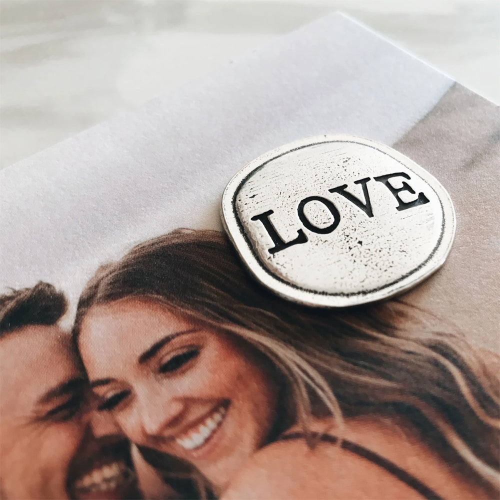 Crosby & Taylor Love Pewter Sentiment Token, American Handmade