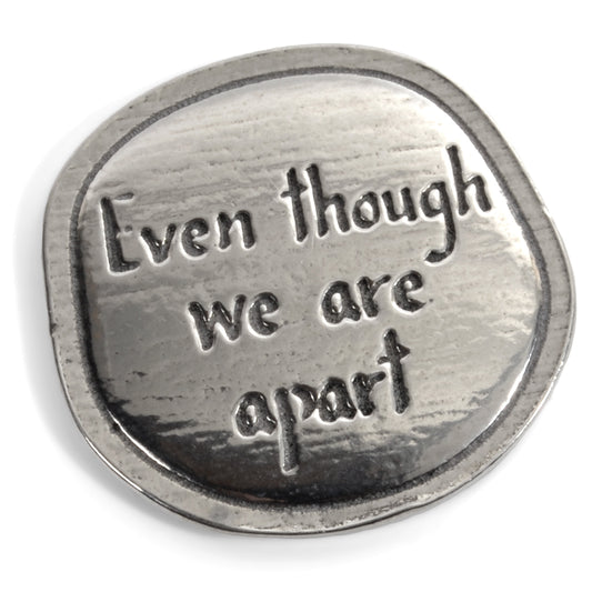 Crosby & Taylor You Are Always in My Heart Handmade American Pewter Inspirational Sentiment Token