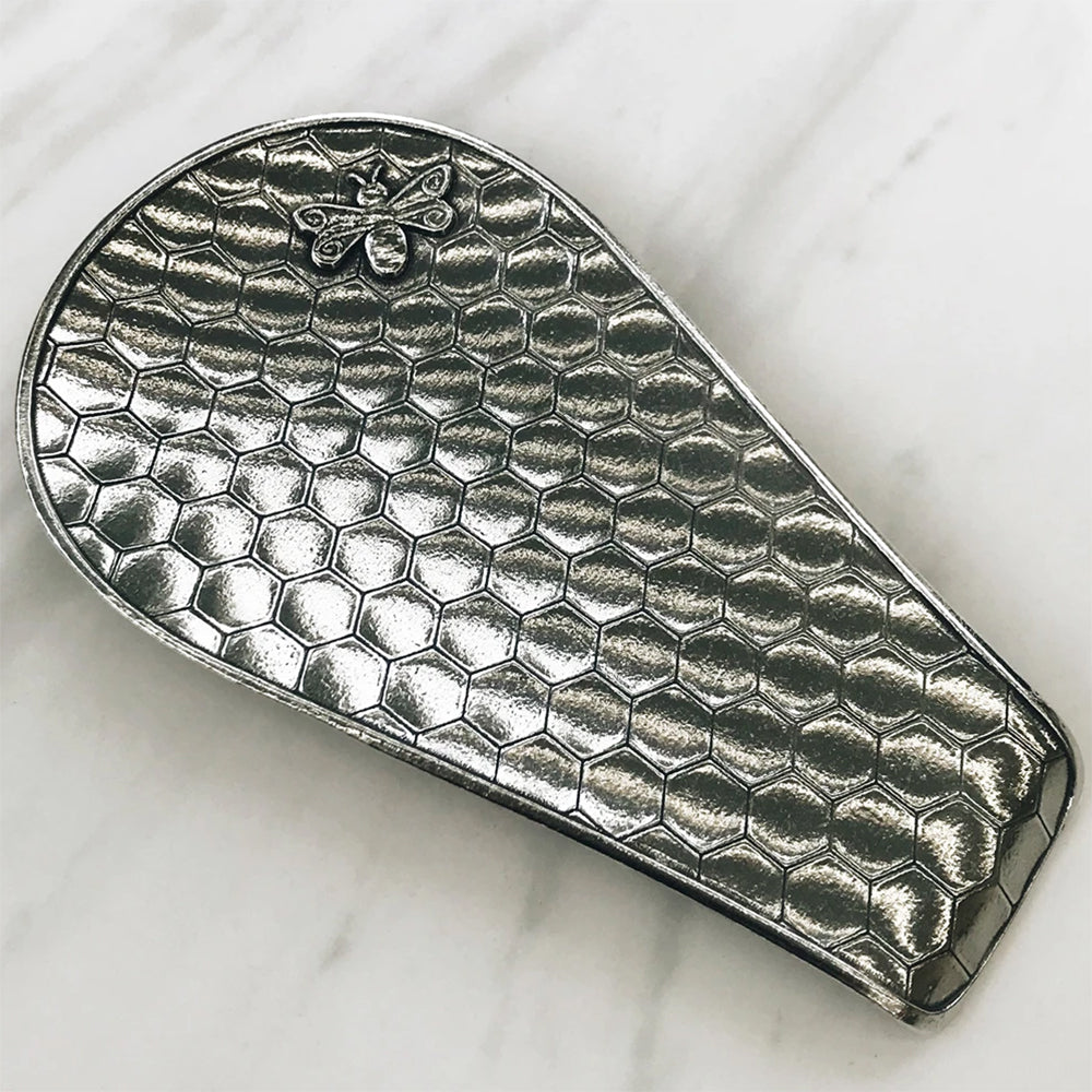 Crosby & Taylor Honeybee Pewter Spoon Rest