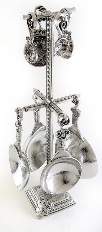 Crosby and Taylor Vineyard Pewter Measuring Cups and Spoons Super Post Set