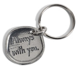 Crosby & Taylor Angel Always with You Pewter Sentiment Key Chain