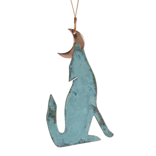 Dos Damas Designs Coyote Copper Ornament - The Barrington Garage