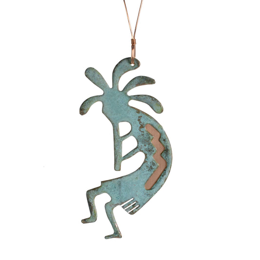Dos Damas Designs Kokopelli Copper Ornament - The Barrington Garage