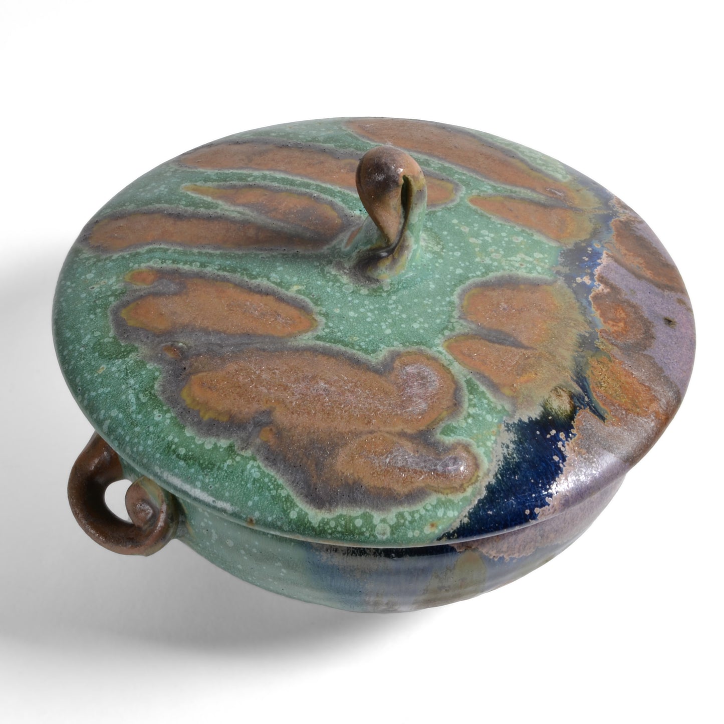 Dock 6 Pottery 1-Quart Lidded Casserole Dish with Handles