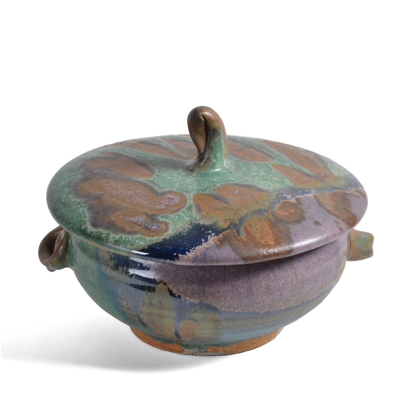 Dock 6 Pottery 1-Quart Lidded Casserole Dish with Handles