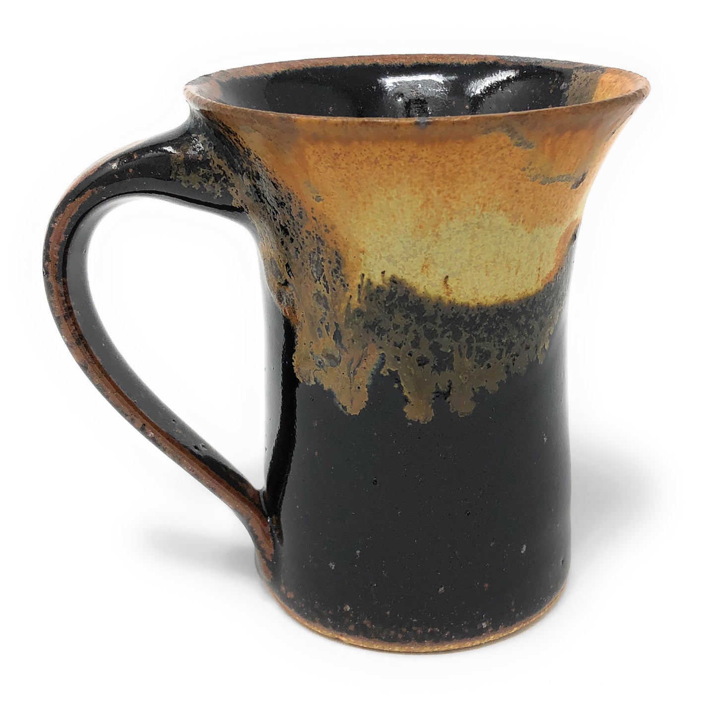 Dock 6 Pottery Mug, Toasted Marshmallow Black Cream