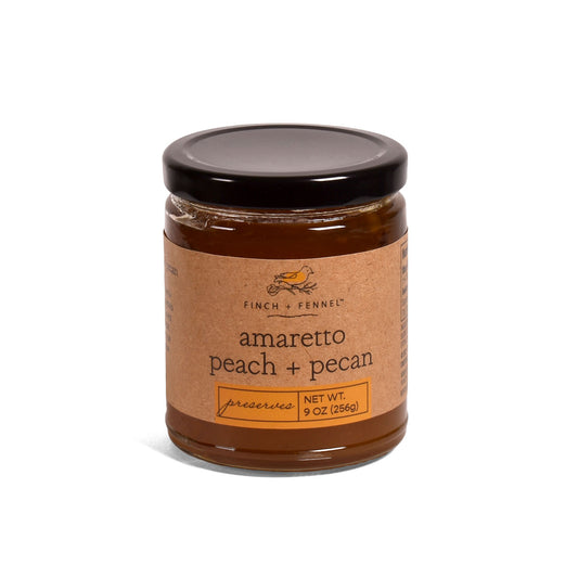 Finch + Fennel™ Amaretto Peach Pecan Preserves, 9-ounce Jar