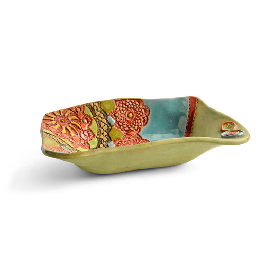 Laurie Pollpeter Eskenazi Harlequin's Flower Medium Free Form Bowl