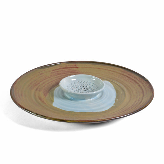 Holman Pottery Bread and Oil Plate - The Barrington Garage