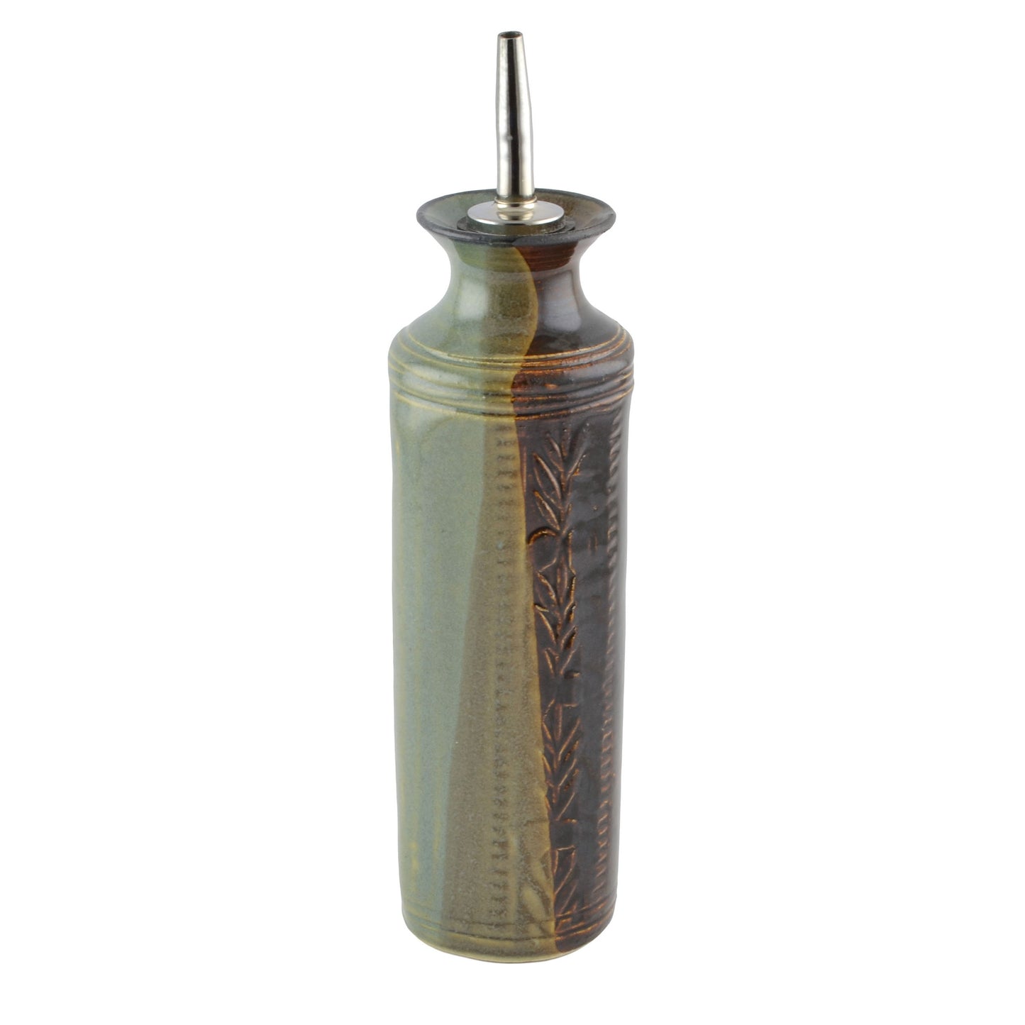 Holman Pottery Handmade Oil Bottle - The Barrington Garage