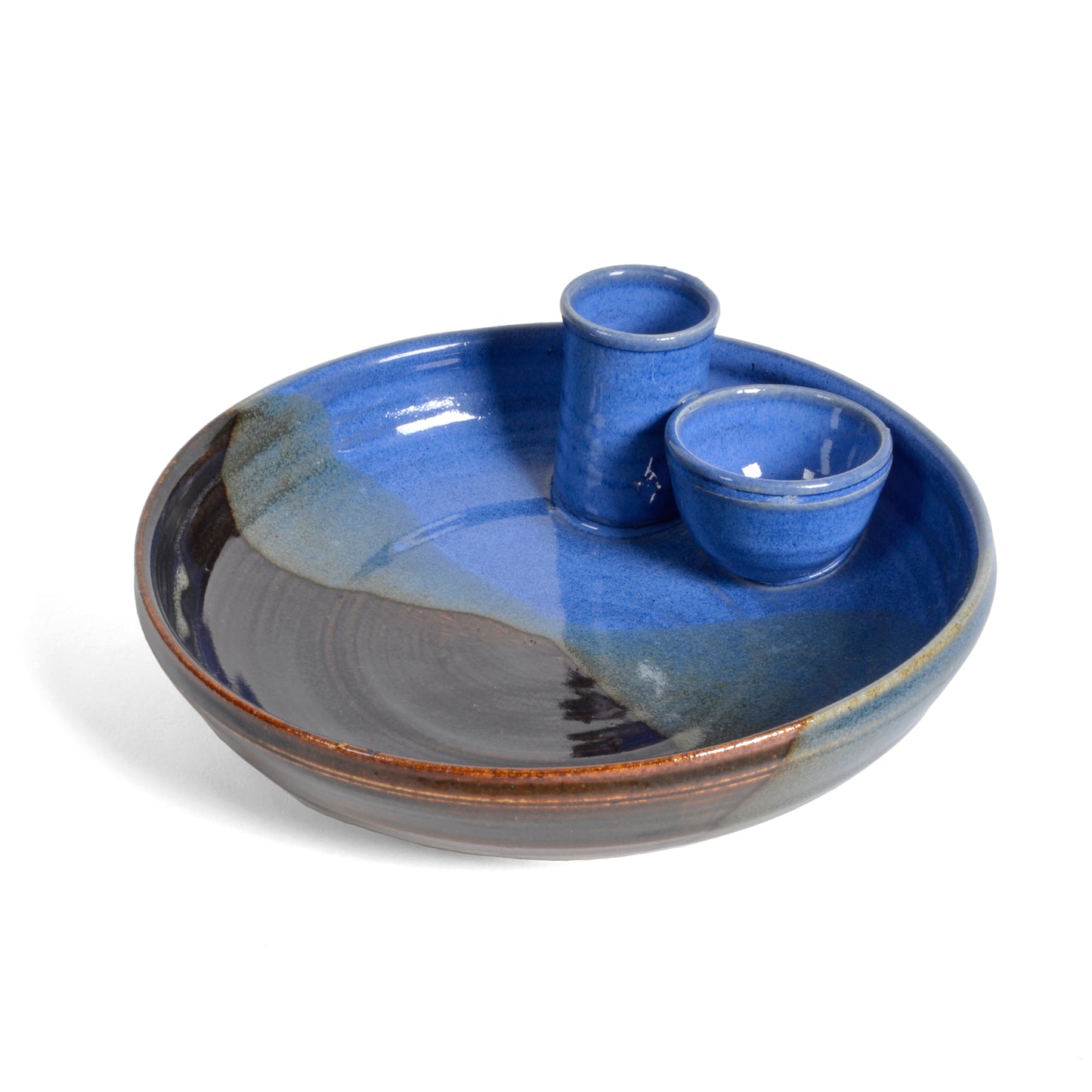 Holman Pottery Olive Combo Dish