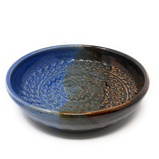 Holman Pottery Garlic Grater Dipping Bowl Combo