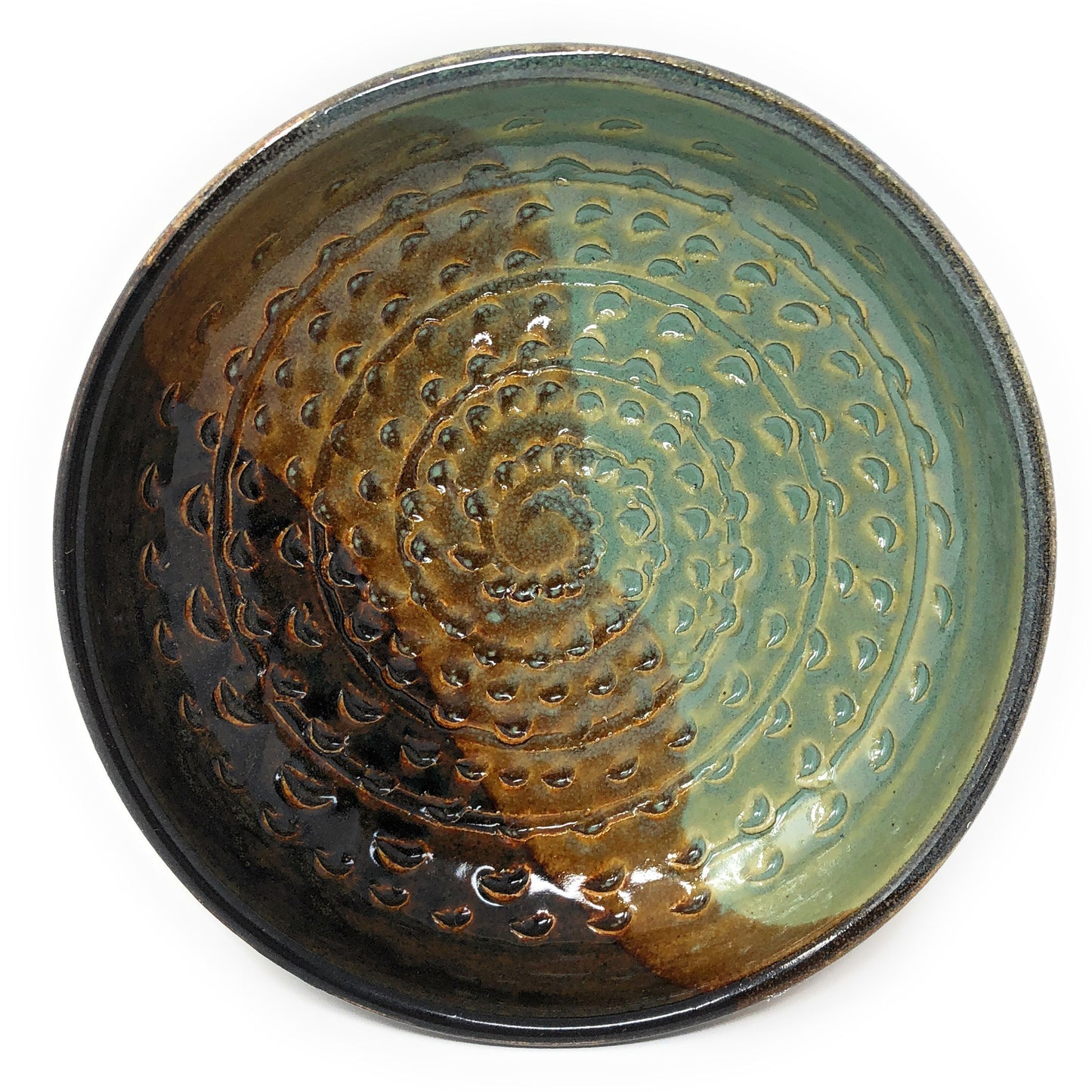 Holman Pottery Garlic Grater Dipping Bowl Combo