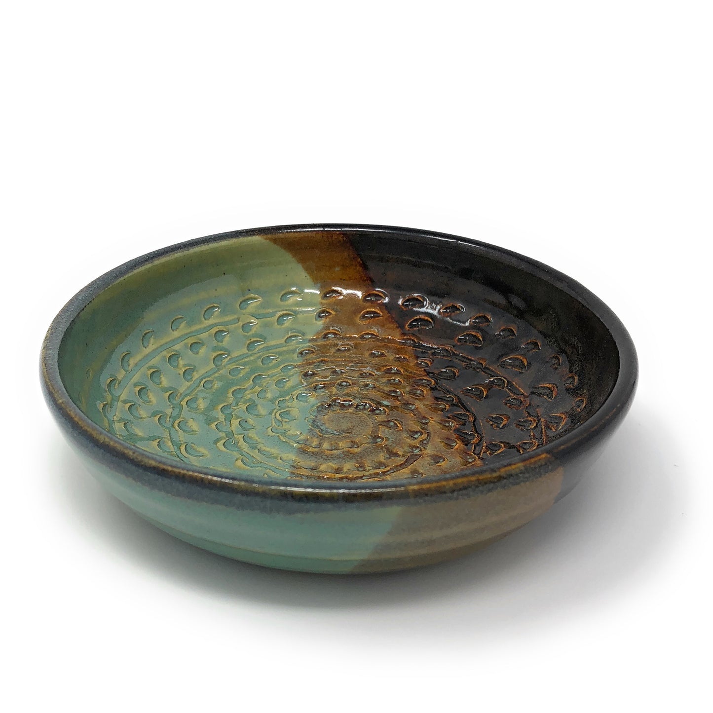 Holman Pottery Garlic Grater Dipping Bowl Combo