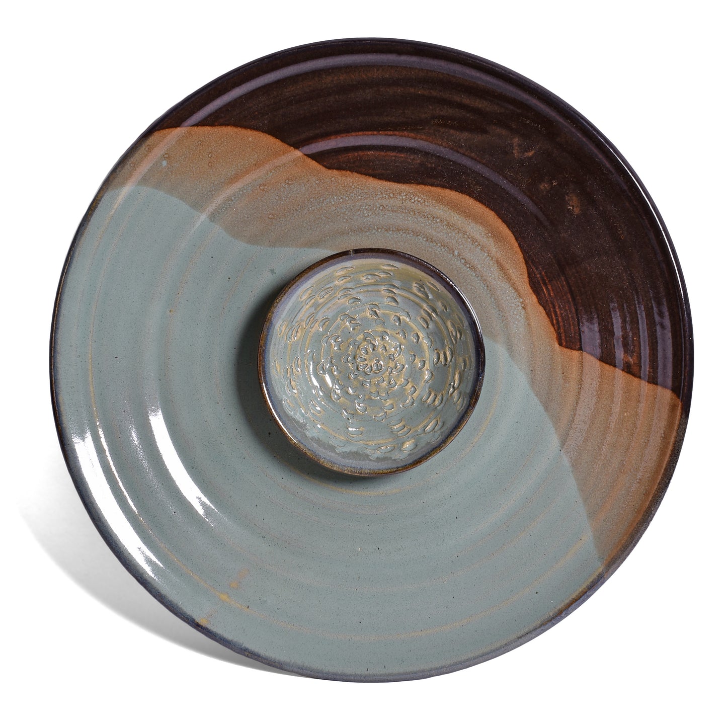 Holman Pottery American Handmade Bread and Oil Plate