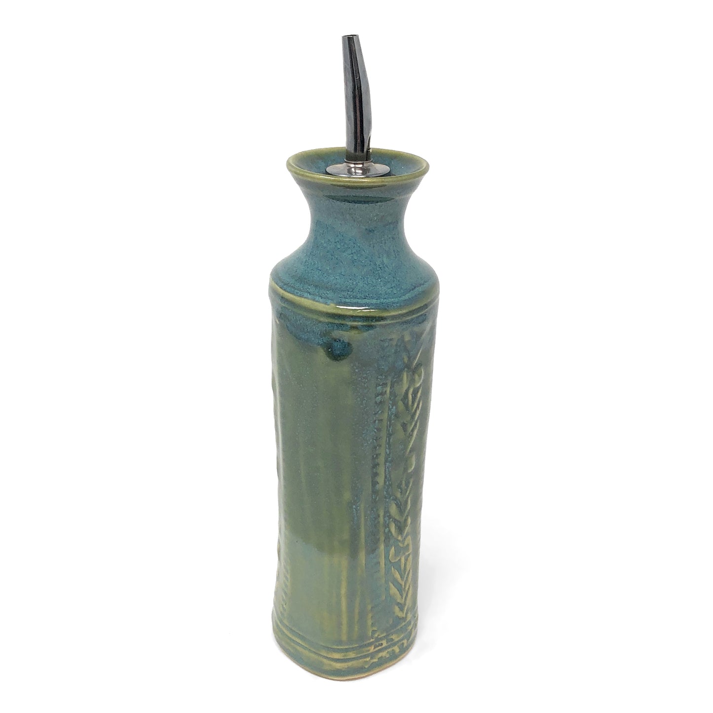 Holman Pottery Handmade American Oil Bottle